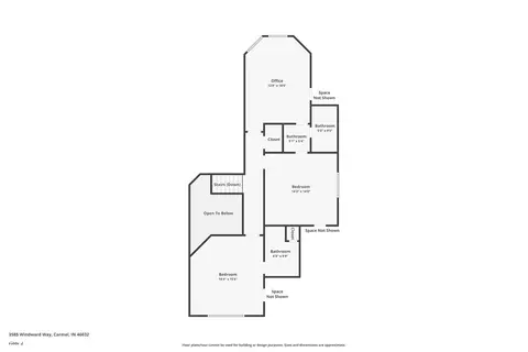Floorplan - 3585 Windward Way, Carmel, IN 46032 photo 3 of 4