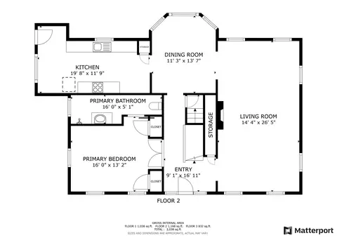 Floorplan - 8301 E County Road 801 S, Plainfield, IN 46168 photo 2 of 3