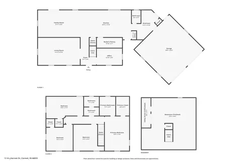 Floorplan - 12 Maplecrest Dr, Carmel, IN 46033 photo 2 of 4