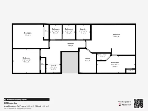 Floorplan - 812 Kinzer Ave, Carmel, IN 46032 photo 2 of 2