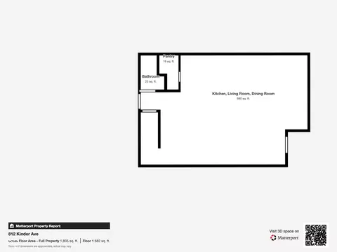 Floorplan - 812 Kinzer Ave, Carmel, IN 46032 photo 1 of 2