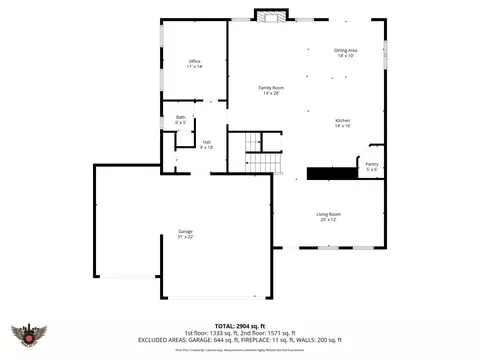 Floorplan - 7255 Martock Dr, Plainfield, IN 46168 photo 2 of 3