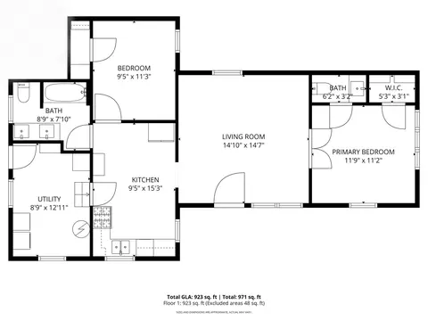 Floorplan - 146 Maple St, Wilkinson, IN 46186 photo 1 of 1