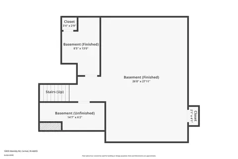 Floorplan - 13035 Wembly Rd, Carmel, IN 46033 photo 1 of 5