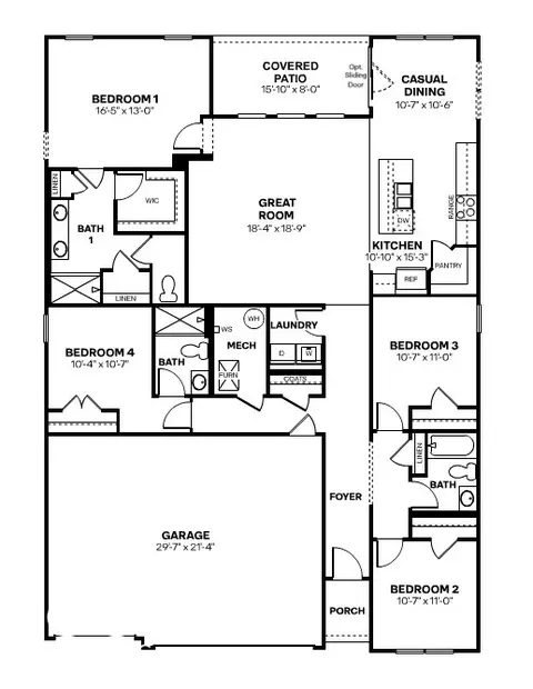 Floorplan - 5752 Bancroft Dr, Pendleton, IN 46064 photo 1 of 1