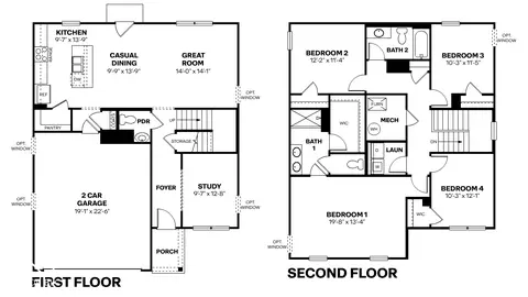 Floorplan - 11250 N Greenthread Dr, Monrovia, IN 46157 photo 1 of 1