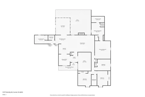 Floorplan - 12737 Wembly Rd, Carmel, IN 46033 photo 1 of 1