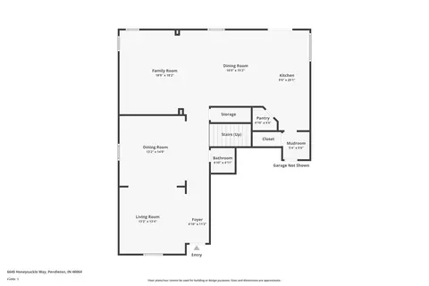 Floorplan - 6645 Honeysuckle Way, Pendleton, IN 46064 photo 2 of 3