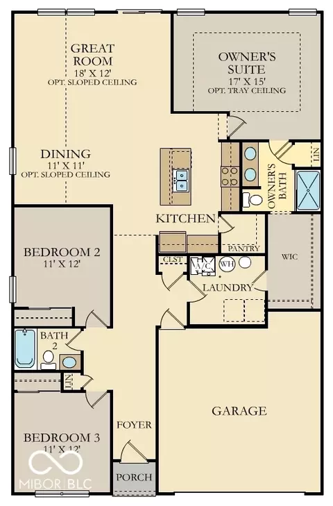 Floorplan - 15498 Postman Rd, Fishers, IN 46037 photo 1 of 1