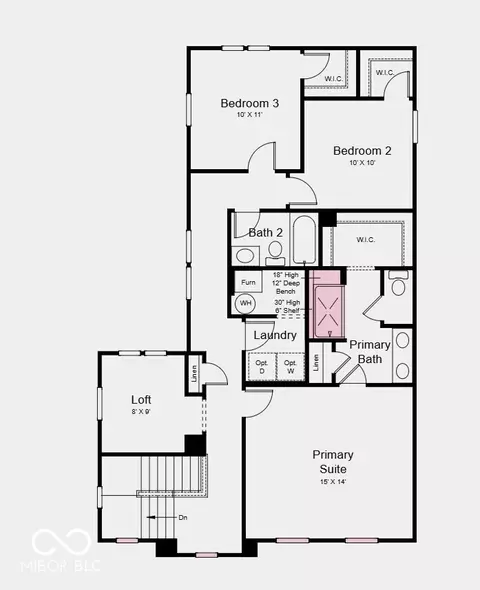 Floorplan - 9086 Anthem Ave, Plainfield, IN 46168 photo 2 of 2