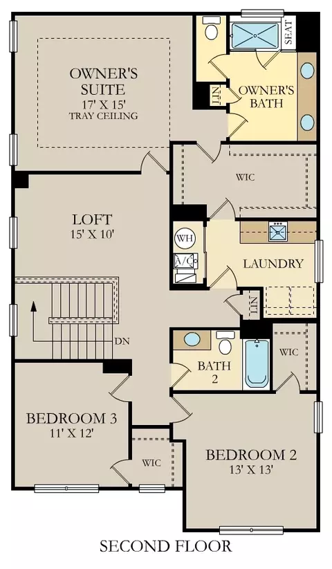 Floorplan - 13664 Mint Rd, Fishers, IN 46037 photo 2 of 2