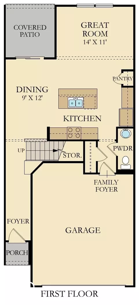 Floorplan - 8093 Ridge Line Dr, Pendleton, IN 46064 photo 1 of 2