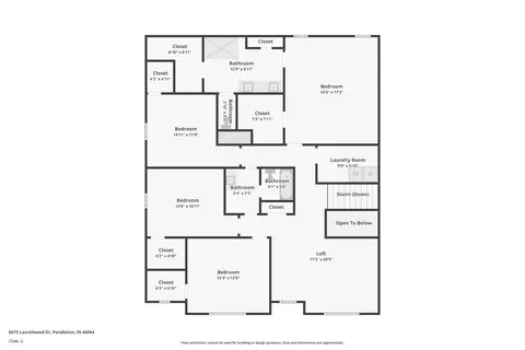 Floorplan - 6673 Laurelwood Dr, Pendleton, IN 46064 photo 3 of 3
