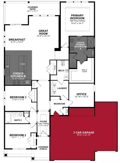 Floorplan - 1276 Dutchess Dr, Westfield, IN 46074 photo 1 of 1
