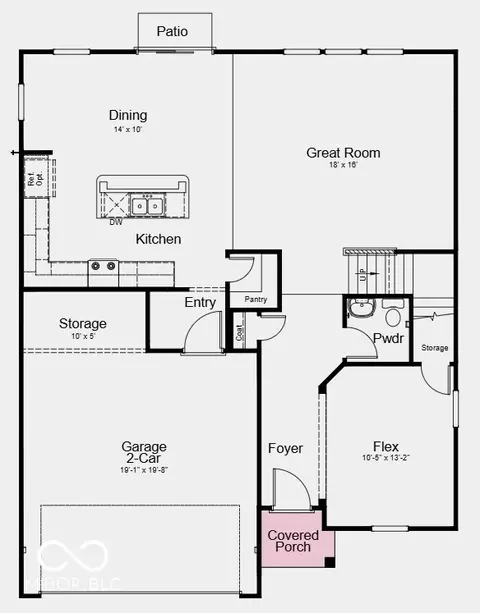 Floorplan - 6665 Cobblestone Dr, Pendleton, IN 46064 photo 1 of 2
