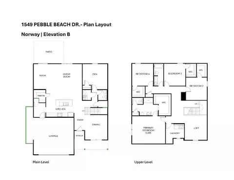 Floorplan - 1549 Pebble Beach Dr, Pendleton, IN 46064 photo 1 of 1