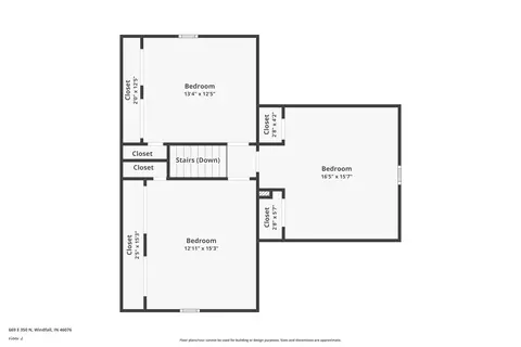 Floorplan - 669 E 350 N, Windfall, IN 46076 photo 2 of 3