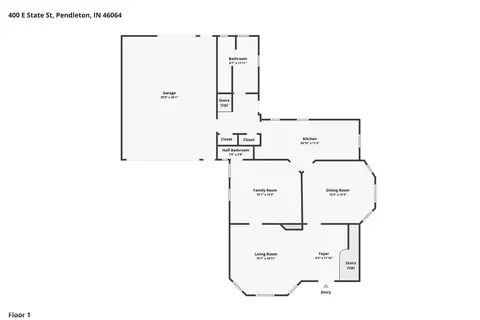 Floorplan - 400 E State St, Pendleton, IN 46064 photo 1 of 4