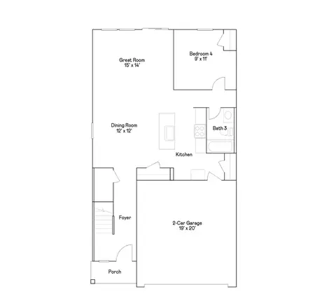Floorplan - 15529 Postman Rd, Fishers, IN 46037 photo 1 of 2