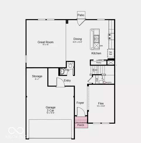 Floorplan - 6594 Hemlock Ln, Pendleton, IN 46064 photo 1 of 2