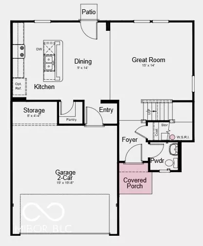 Floorplan - 6583 Hemlock Ln, Pendleton, IN 46064 photo 1 of 2