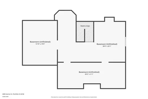 Floorplan - 8608 Valarian Dr, Plainfield, IN 46168 photo 3 of 3