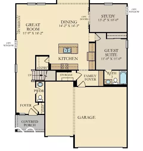 Floorplan - 1531 Pine Cir, Franklin, IN 46131 photo 1 of 2