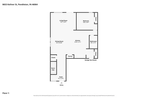 Floorplan - 8653 Kellner St, Pendleton, IN 46064 photo 2 of 3