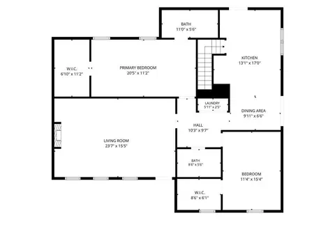 Floorplan - 4585 E Robinson Rd, Bloomington, IN 47408 photo 1 of 2