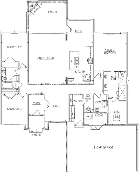 Floorplan - 1047 Beechtree Ln, Franklin, IN 46131 photo 1 of 1