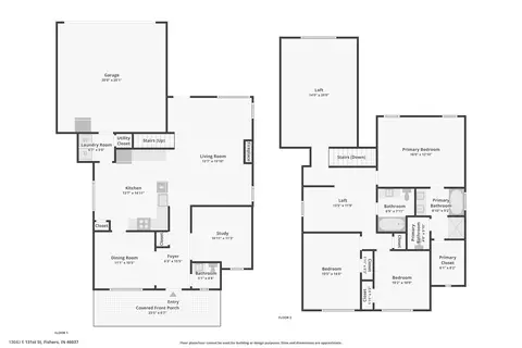 Floorplan - 13063 E 131st St, Fishers, IN 46037 photo 1 of 1