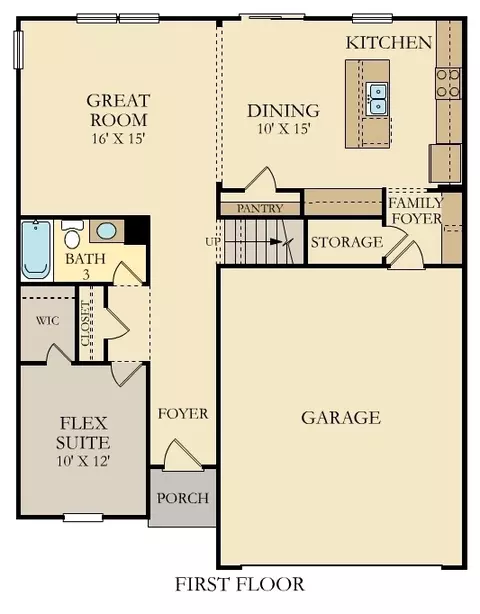 Floorplan - 11635 Kylemore Dr, Indianapolis, IN 46235 photo 1 of 2