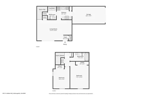 Floorplan - 3962 Braddock Rd, Indianapolis, IN 46268 photo 3 of 3