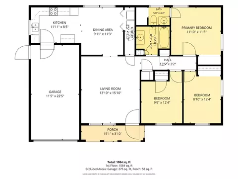 Floorplan - 9653 S 200 Rd E, Flat Rock, IN 47234 photo 1 of 1