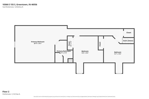 Floorplan - 10366 E 155 Rd S, Greentown, IN 46936 photo 3 of 3