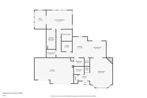Floorplan - 9009 Hamilton Rd, Yoder, IN 46798 photo 1 of 3