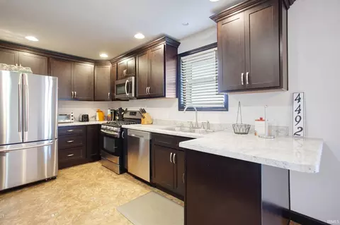 Kitchen - 4492 N 100 E Rd, Howe, IN 46746 photo 3 of 6
