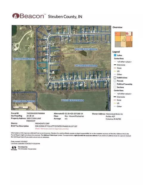1005 Cora Ln, Fremont, IN 46737