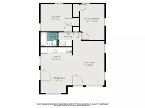Floorplan - 1405 E Fox St, South Bend, IN 46613 photo 1 of 1