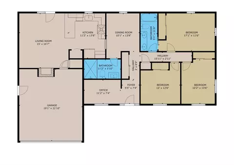 Floorplan - 4201 E Morningside Dr, Bloomington, IN 47408 photo 1 of 1