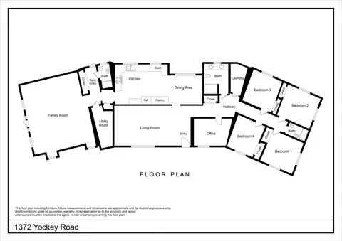 Floorplan - 1372 Yockey Rd, Mitchell, IN 47446 photo 1 of 1