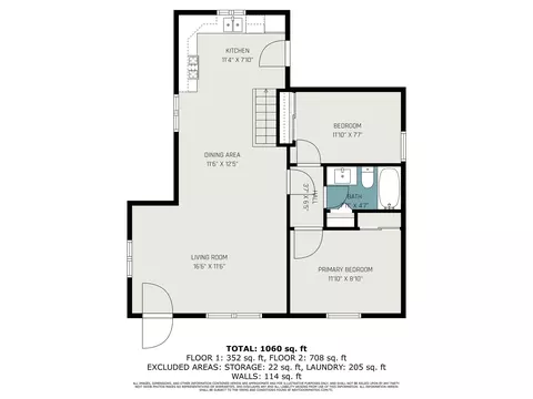 Floorplan - 1913 E Fox St, South Bend, IN 46613 photo 1 of 2