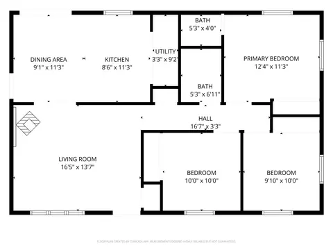 Floorplan - 402 E 11th St, Brookston, IN 47923 photo 1 of 1