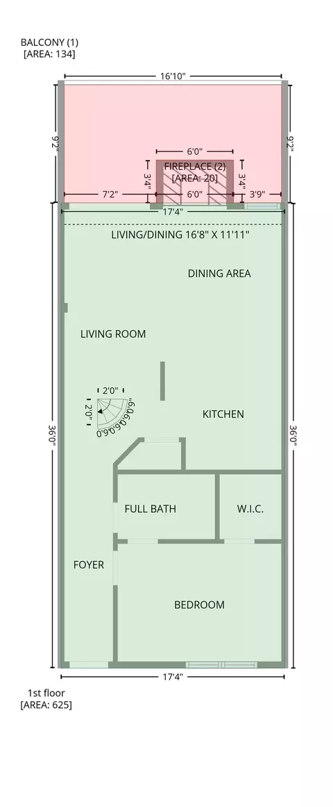 Floorplan - 4050 Eagle Bay Dr, Bloomington, IN 47401 photo 2 of 2