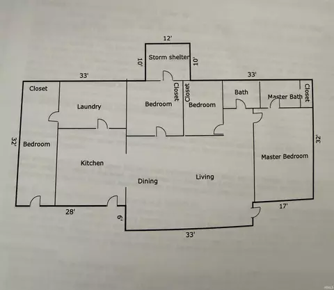 Floorplan - 453 W State Road 60 Rd, Mitchell, IN 47446 photo 1 of 1