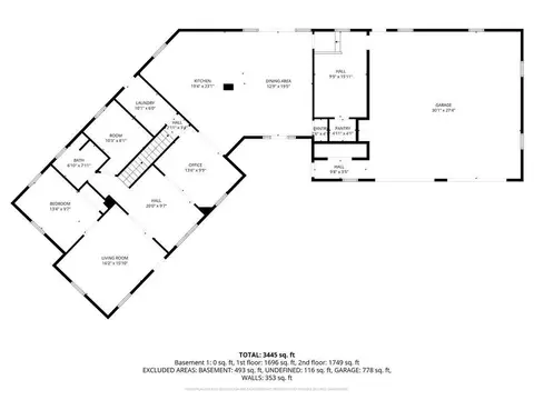 Floorplan - 3520 S 500, Bringhurst, IN 46913 photo 1 of 3