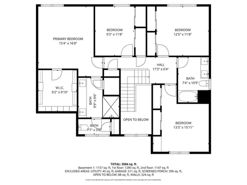 Floorplan - 273 S Roaring Fork Dr, Bloomington, IN 47401 photo 2 of 2