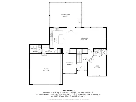 Floorplan - 273 S Roaring Fork Dr, Bloomington, IN 47401 photo 1 of 2