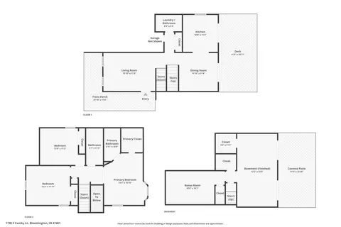 Floorplan - 1730 E Camby Ln, Bloomington, IN 47401 photo 1 of 1