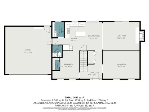 Floorplan - 53155 Prestwick Ct, Granger, IN 46530 photo 1 of 4
